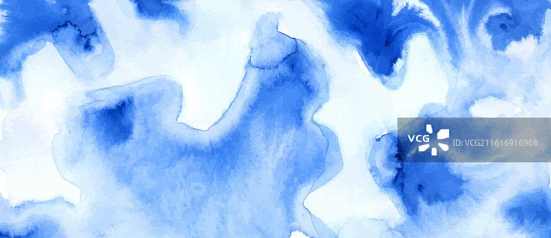 蓝水彩抽象背景图案设计图片素材