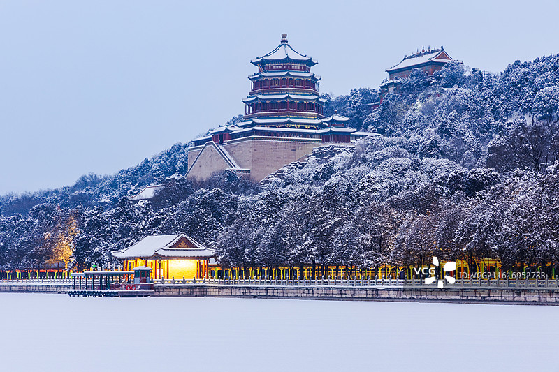 冬季的雪景图片素材