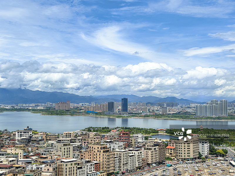 福建厦门新阳街道全景图图片素材