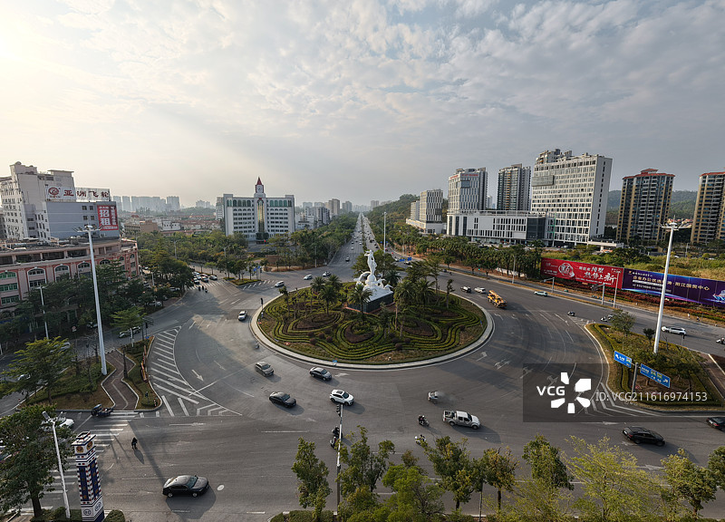 城市道路环岛互通图片素材