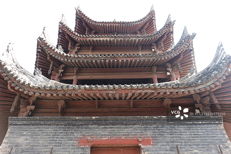 陕西省咸阳市三原县陂西镇中王堡村文峰木塔中王堡木塔文峰塔图片素材