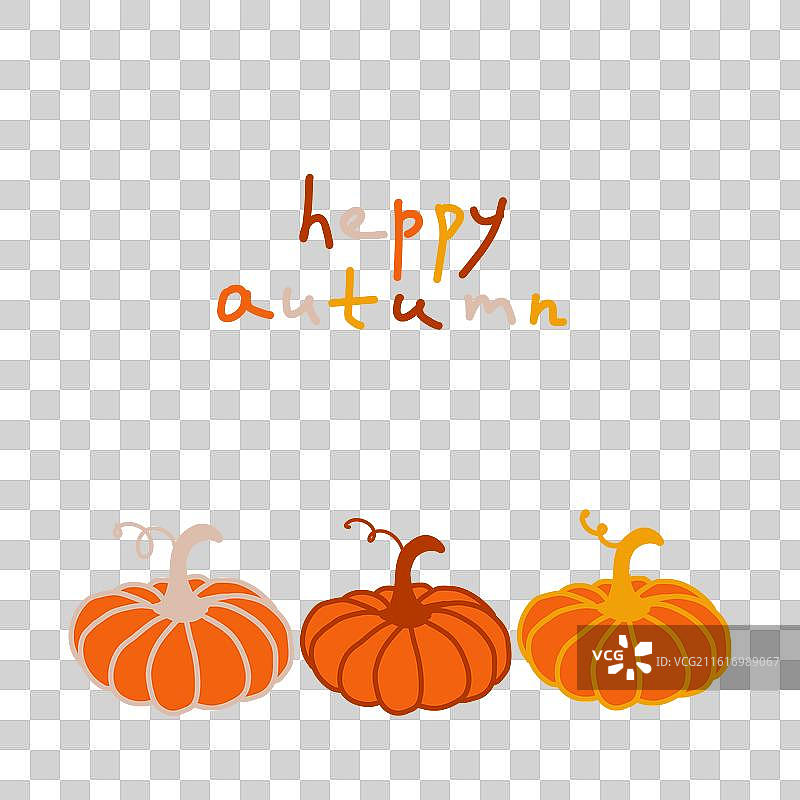 深色背景上色彩缤纷的南瓜和秋日问候图片素材