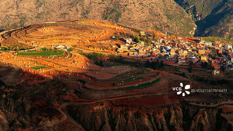 云南东川红土地图片素材