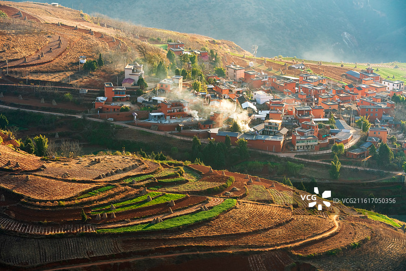 云南东川红土地图片素材