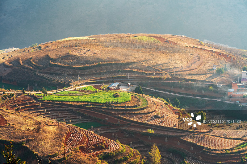 云南东川红土地图片素材