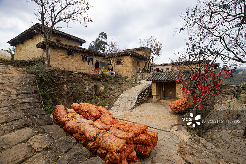 云南省红河州泸西县城子古村图片素材