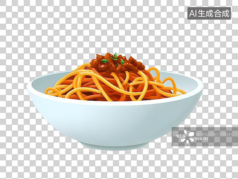 【AI数字艺术】一碗卡通拉面图片素材