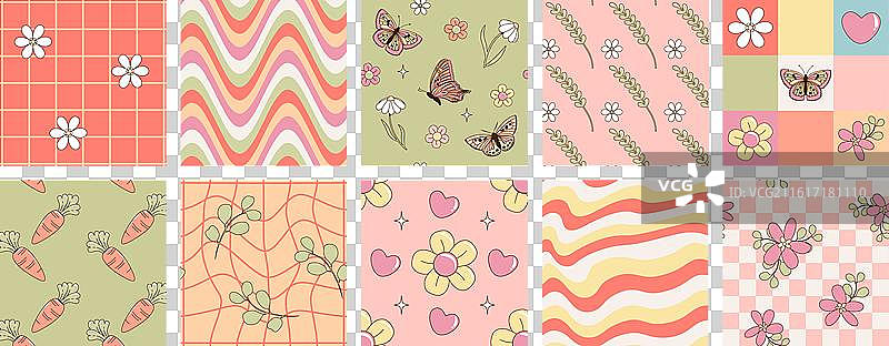 迷幻抽象图案浪漫背景图片素材