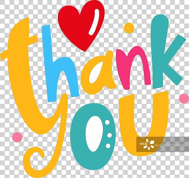 可编辑的“谢谢”字体T恤设计图片素材