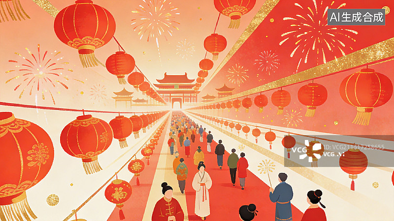 【AI数字艺术】春节图片素材