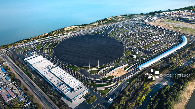 苏州阳澄湖试车场图片素材