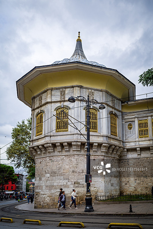 土耳其伊斯坦布尔托普卡帕宫-行列亭图片素材