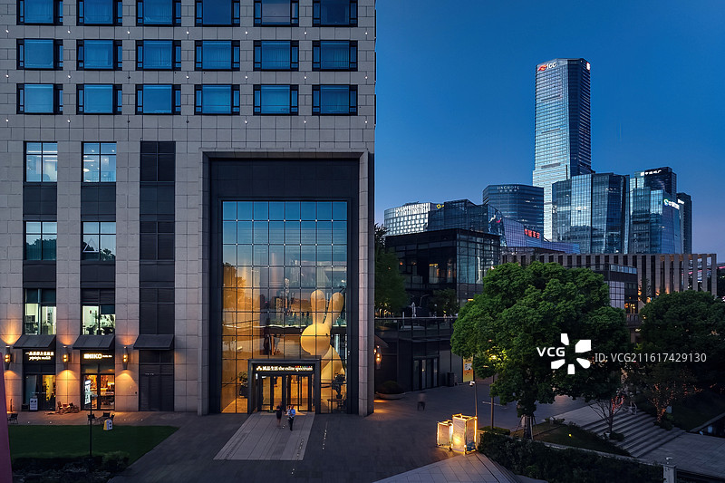 苏州金鸡湖CBD图片素材