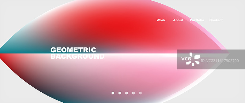 抽象几何图形网页设计页面图片素材
