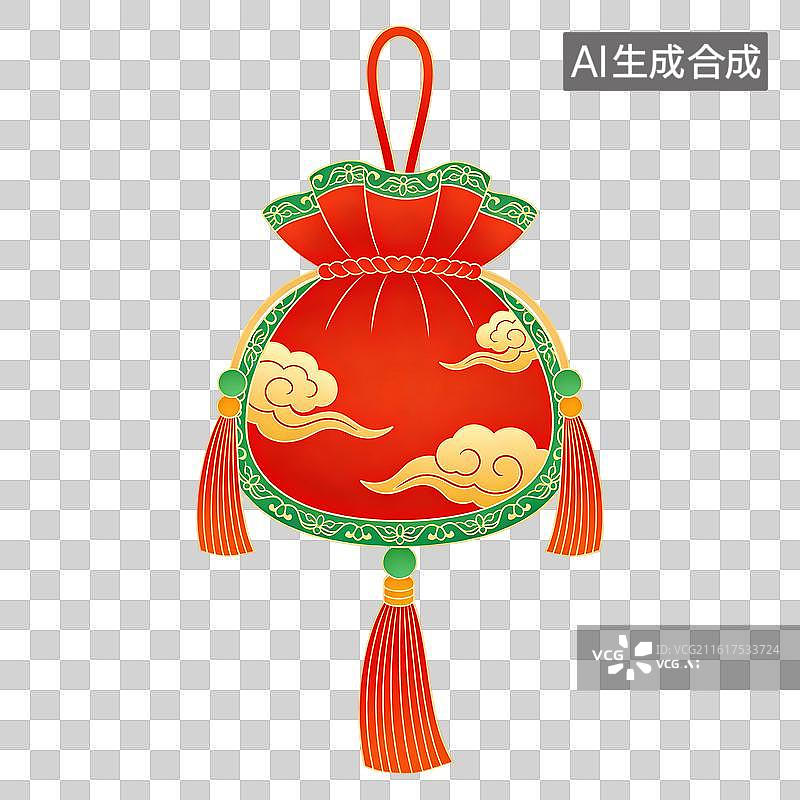 【AI数字艺术】端午节免抠元素香囊图片素材