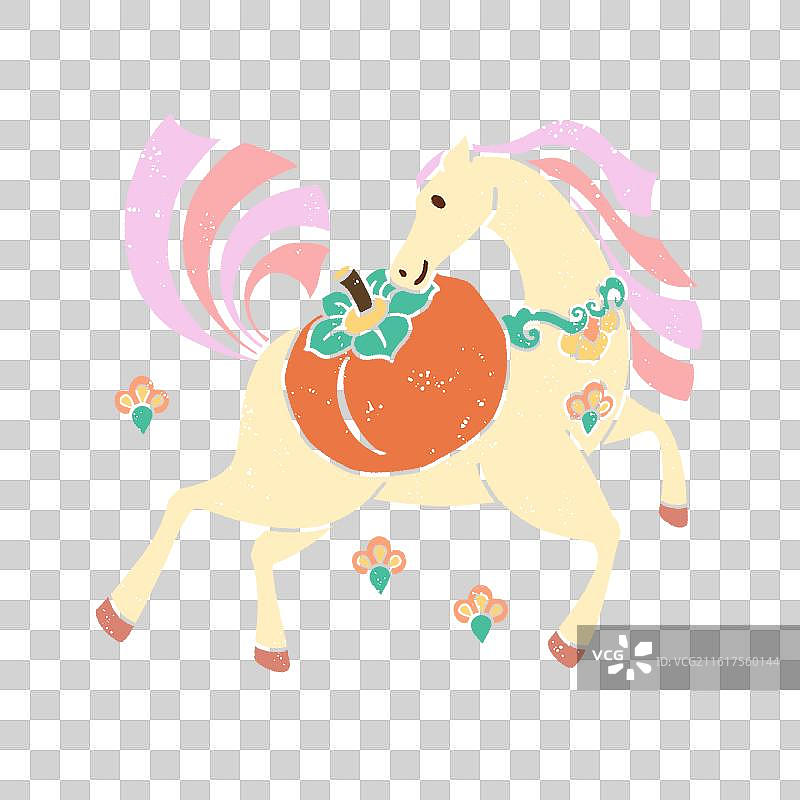 马上有一切系列免抠新年国风插画图片素材