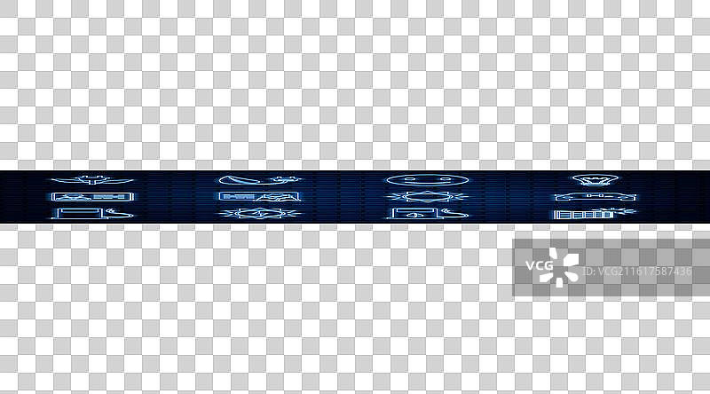 太阳能电池板和氢能源汽车的组合图片素材