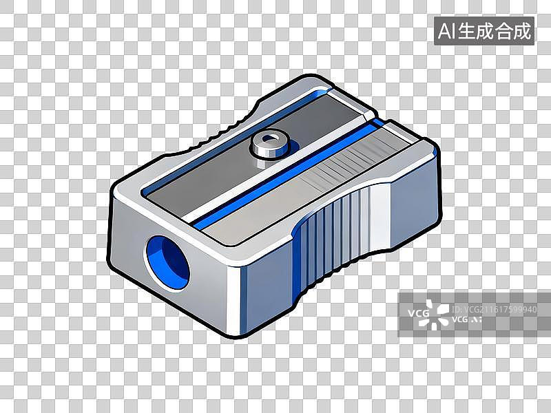 【AI数字艺术】金属削笔刀图片素材