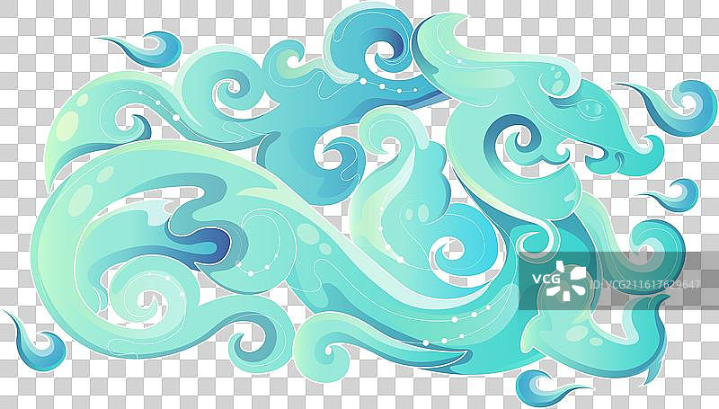 翠玉质感飞龙元素图片素材