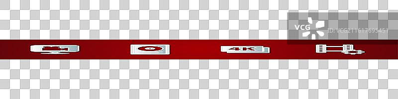 4k 帧画面中的相机、位置光盘和奖杯图片素材