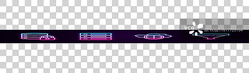 服务器安全设置，带锁的服务器数据图片素材