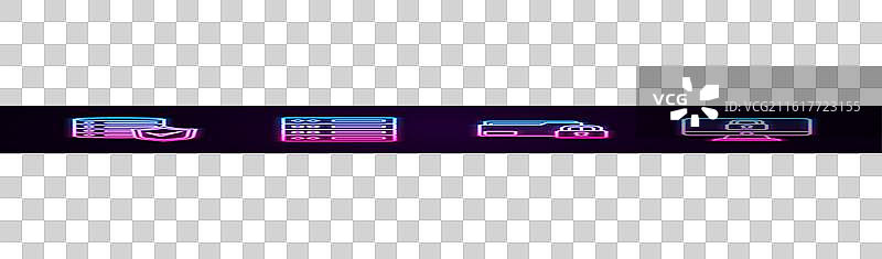 带盾的服务器数据网络线路图片素材