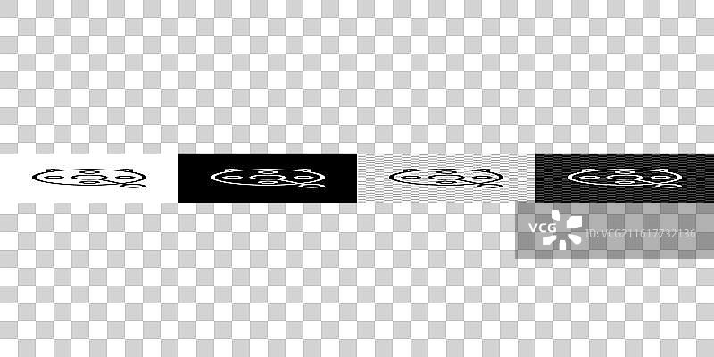 用于钓鱼的轮盘卷轴图标，孤立的图片素材