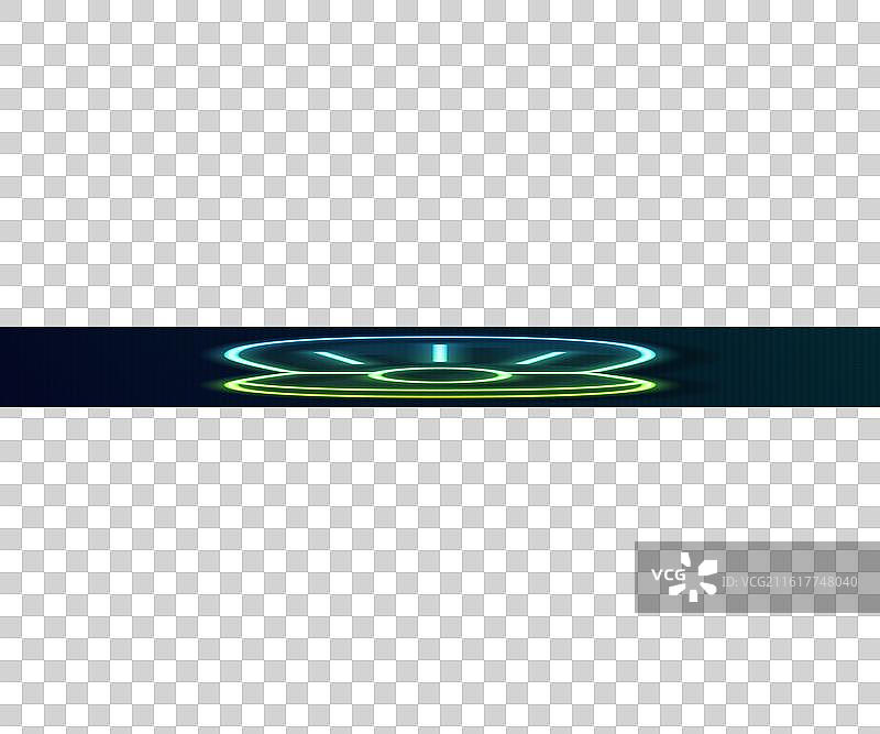 发光的霓虹线条，天然珍珠贝壳图片素材