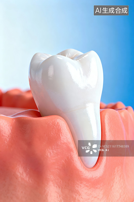 【AI数字艺术】牙齿模型展示图片素材