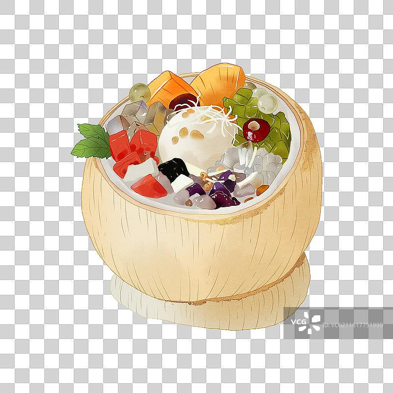 清凉补海南特色饮食元素图片素材