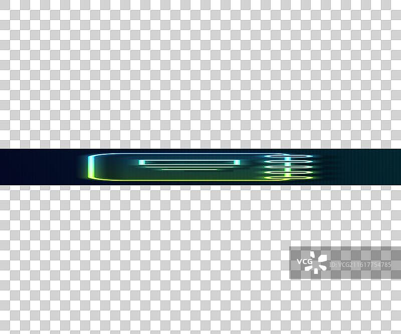 发光的霓虹线条笔记本图标，在黑色背景上孤立显示图片素材