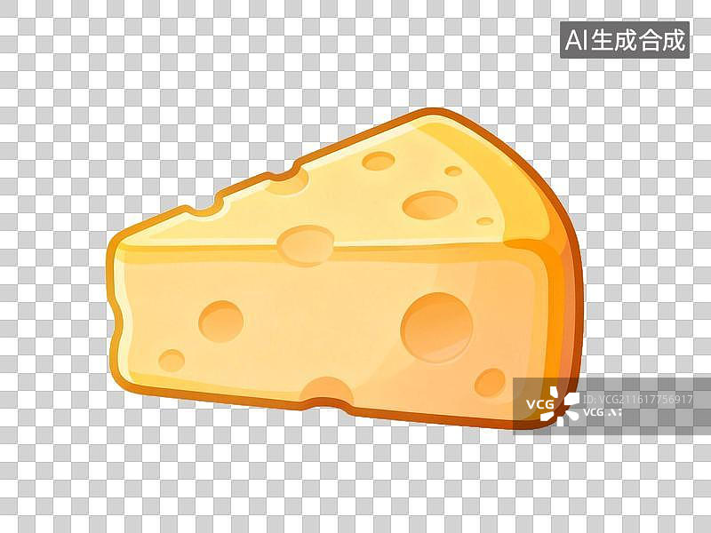【AI数字艺术】三角切块奶酪图片素材