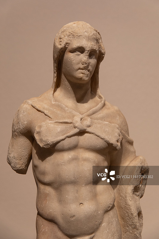 希腊赫拉克勒斯雕像图片素材