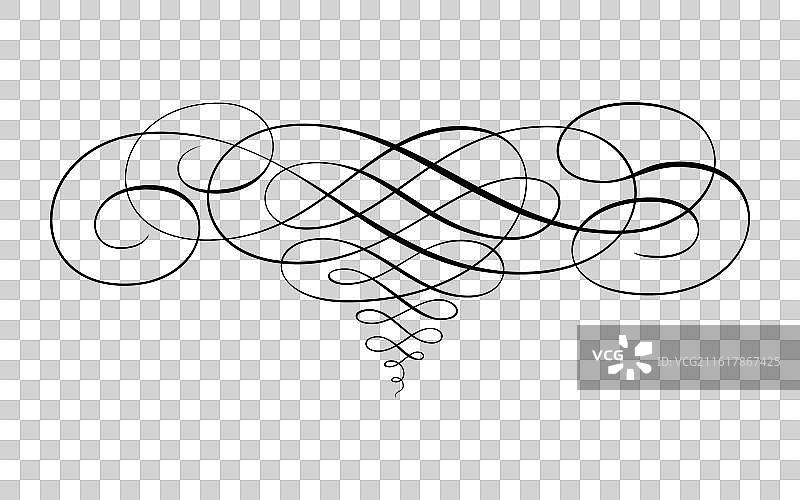 抽象的阿拉伯复古装饰书法图片素材