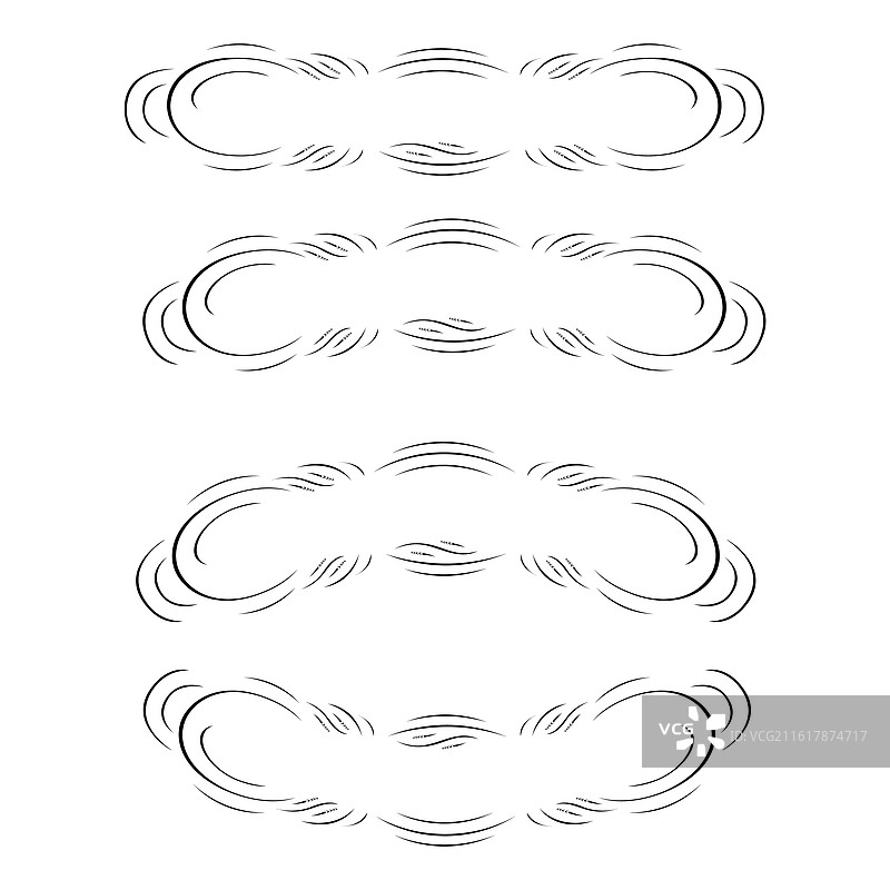 抽象的阿拉伯复古装饰书法图片素材