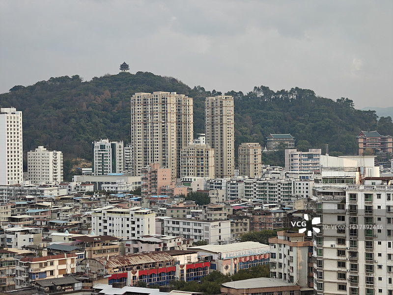 山城龙岩城市风光图片素材
