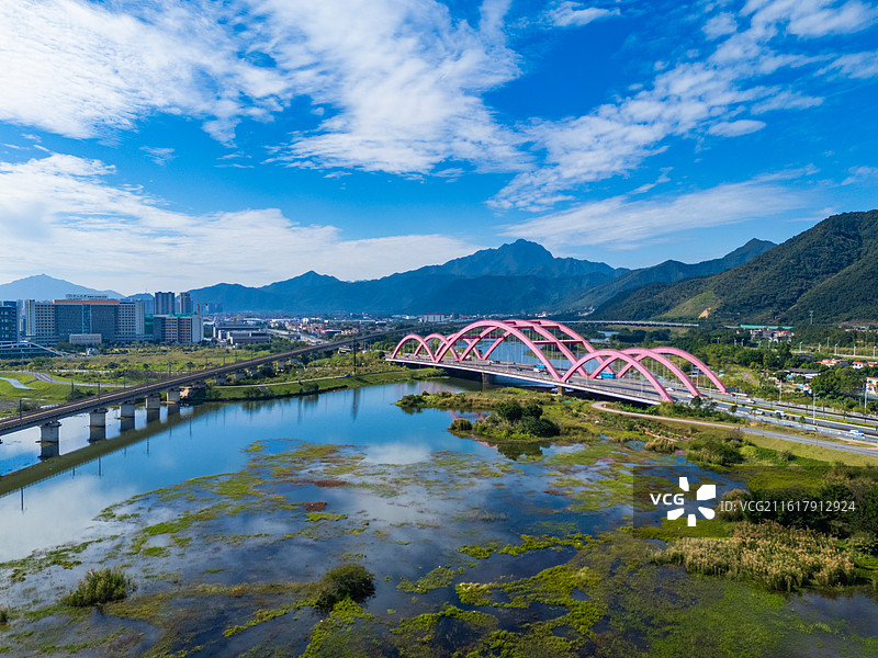 绿美肇庆鼎湖区航拍图片素材