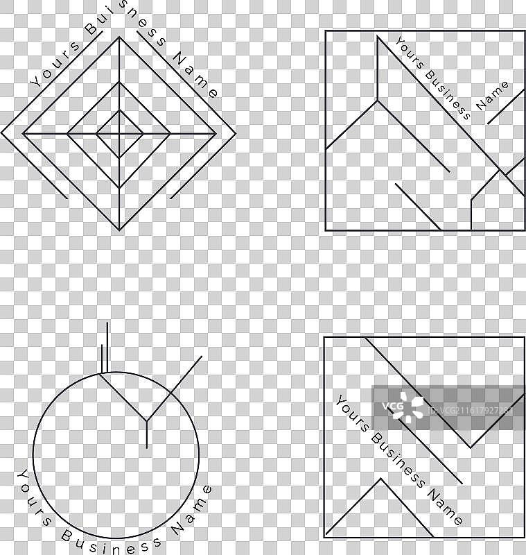 简约商务标志合集图片素材