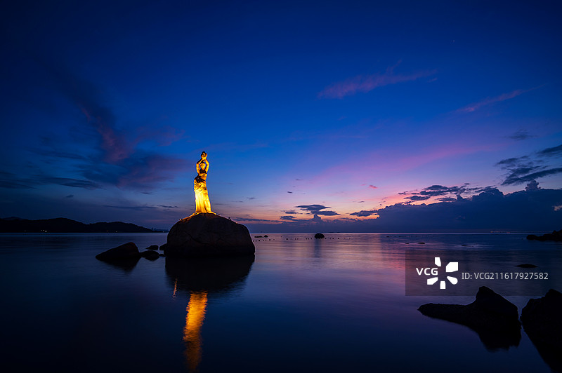 珠海渔女图片素材