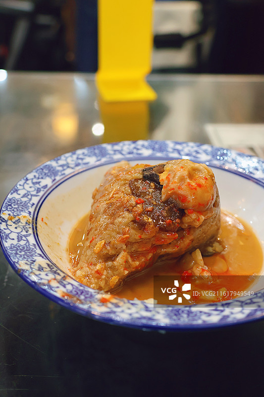 福建干杯咸肉粽图片素材