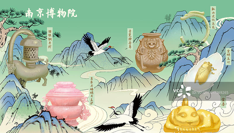 南京博物院图片素材