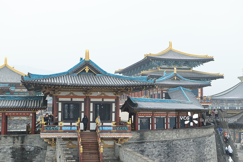 襄阳唐城 襄阳唐城影视基地 襄阳影视城图片素材