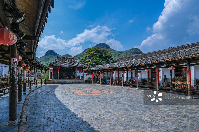 广西富川福溪古村落图片素材