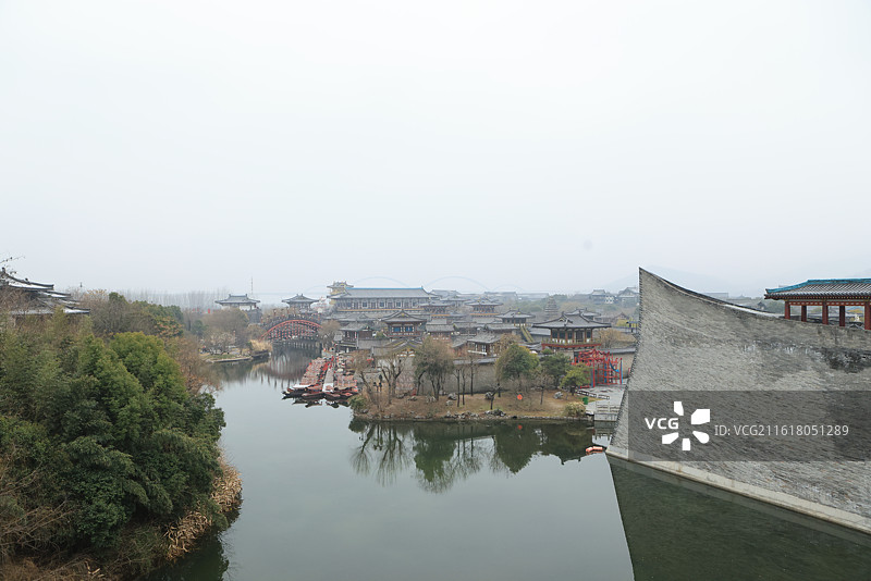 襄阳唐城 襄阳唐城影视基地 襄阳影视城图片素材