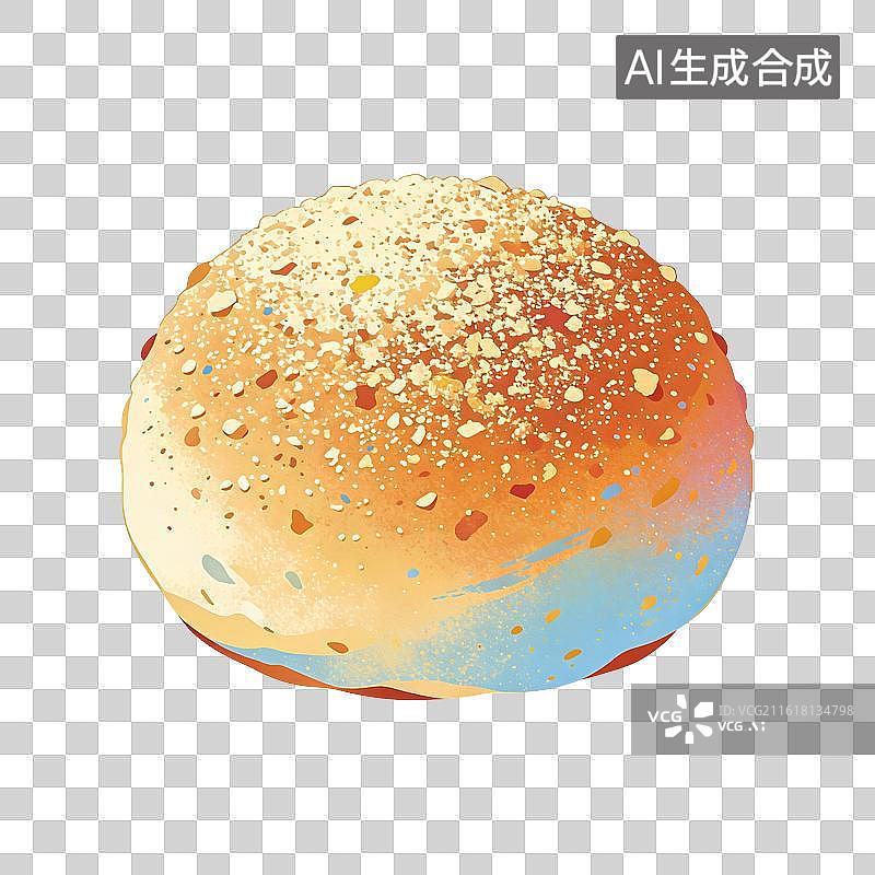 【AI数字艺术】麻薯插画图片素材