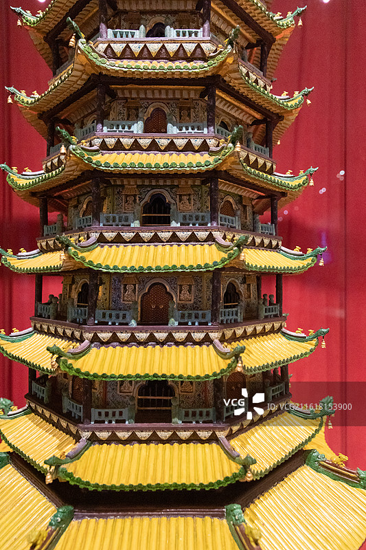 大报恩寺琉璃塔模型图片素材