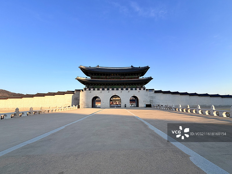 韩国首尔景福宫光化门图片素材