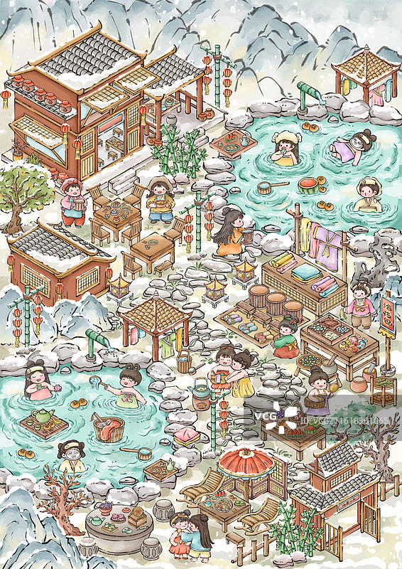 汤泉山庄图片素材