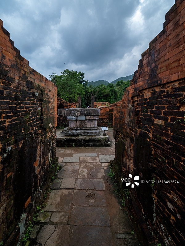 世界文化遗产越南岘港美山圣地风光图片素材