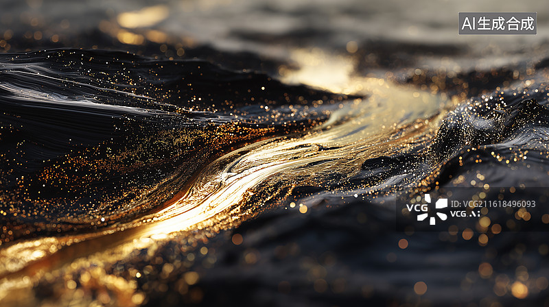 【AI数字艺术】未来矿物风景图片素材